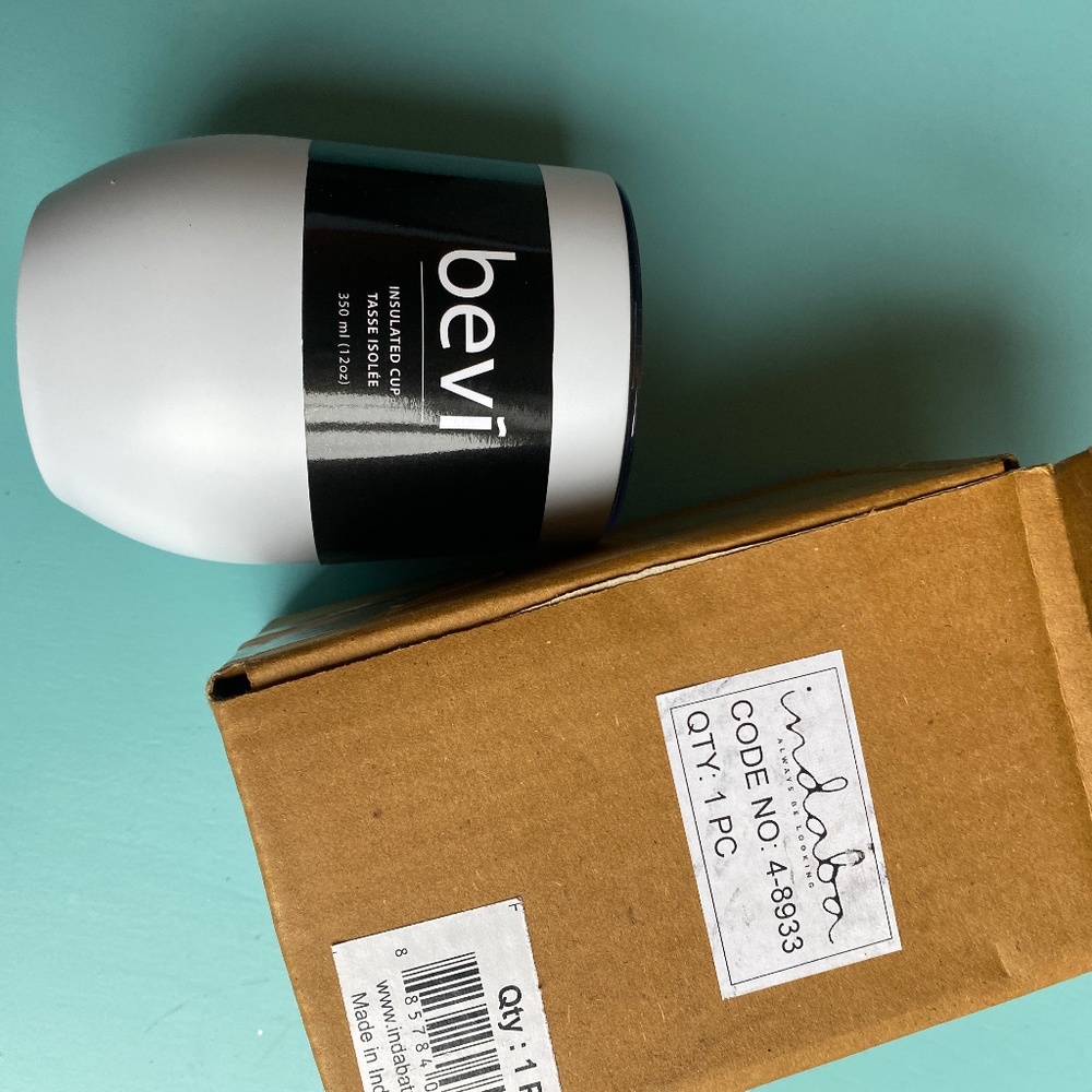 Bevi insulated cup -white